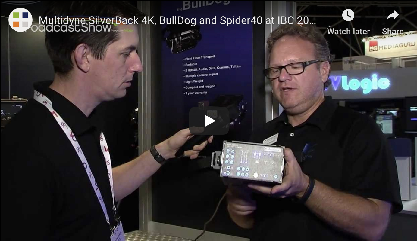 Frank Jachetta talks about the SilverBack 4K, BullDog and Spider40