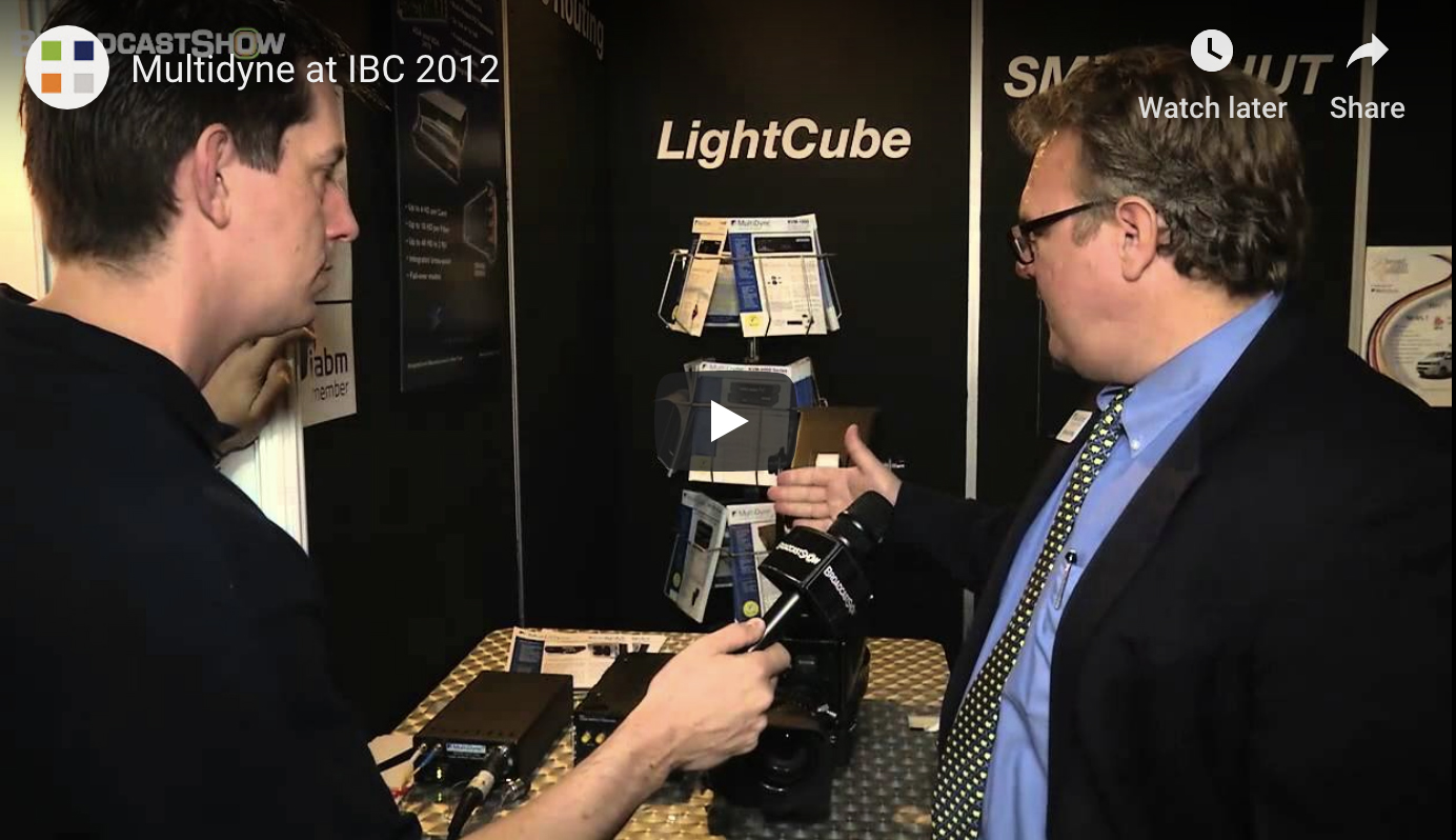 MultiDyne President Frank Jachetta talks to BroadcastShow at IBC 2012