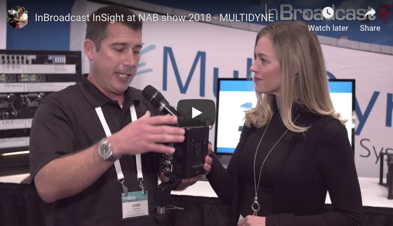 MultiDyne's Jesse Foster speaks with InBroadcast at NAB New York 2018!