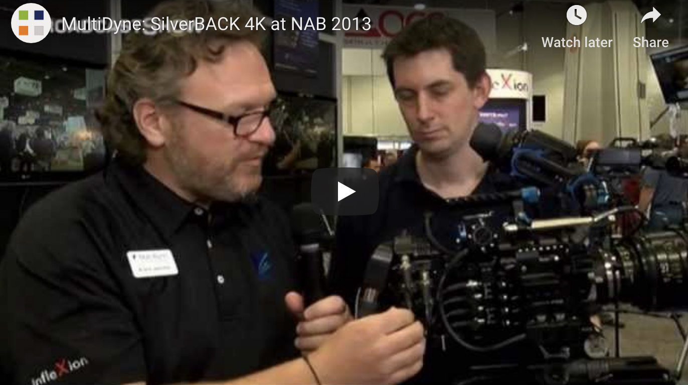 Talking about 4K production and the new SilverBACK on an F55