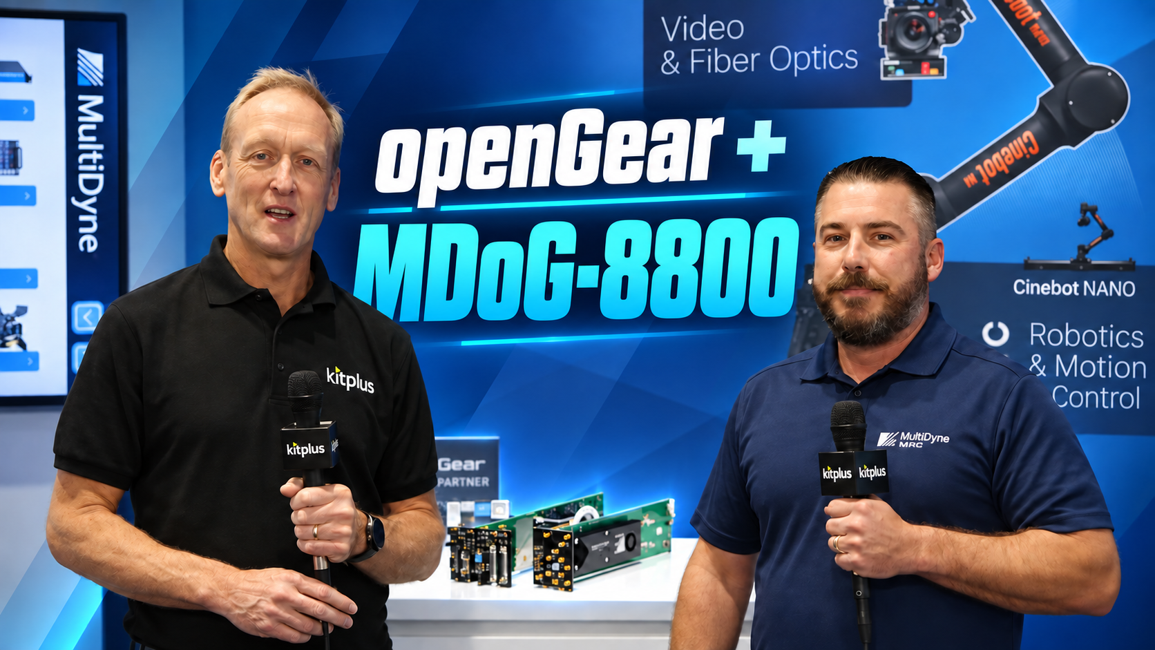 IBC 2026 openGear Hybrid SDI-IP & MDoG-8800 Fiber Cards